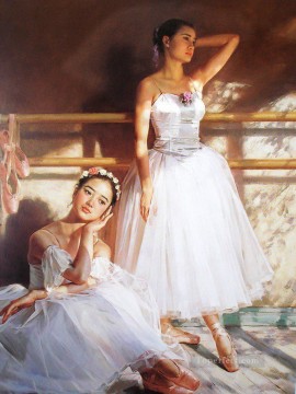 Dancing Ballet Painting - Ballerinas Guan Zeju20